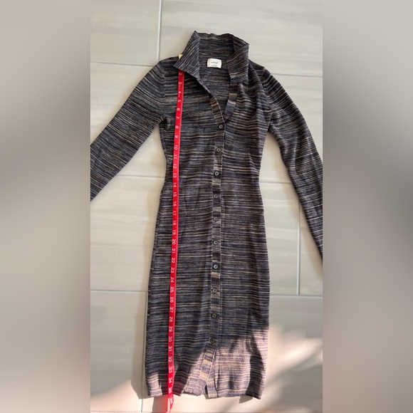 NWOT Wilfred Knit button down collared long sleeve sweater dress size small - Picture 6 of 11